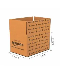 AMAZON, Brown, 03ply, Universal, Corrugated, Multipurpose, Boxes, 5in x 4.5in x 3.5in, Pack of 500
